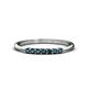 1 - Reina 2.00 mm London Blue Topaz Wedding Band 