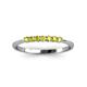 3 - Reina 2.00 mm Yellow Diamond Wedding Band 