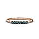 1 - Reina 2.00 mm London Blue Topaz Wedding Band 