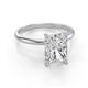 3 - Elodie 2.00 ct IGI Certified Lab Grown Diamond Radiant Shape (8.50x6.50 mm) Solitaire Engagement Ring 