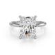 1 - Elodie 4.00 ct IGI Certified Lab Grown Diamond Radiant Shape (10.00x8.00 mm) Solitaire Engagement Ring 