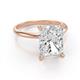 3 - Elodie 4.00 ct IGI Certified Lab Grown Diamond Radiant Shape (10.00x8.00 mm) Solitaire Engagement Ring 