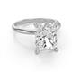 3 - Elodie 4.00 ct IGI Certified Lab Grown Diamond Radiant Shape (10.00x8.00 mm) Solitaire Engagement Ring 