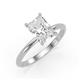 4 - Elodie 3.00 ct IGI Certified Lab Grown Diamond Radiant Shape (9.50x7.00 mm) Solitaire Engagement Ring 