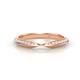 1 - Remi Natural Diamonds Pinched Wedding Band 
