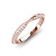 3 - Remi Lab Grown Diamonds Pinched Wedding Band 