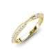 3 - Remi Lab Grown Diamonds Pinched Wedding Band 