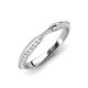 3 - Remi Lab Grown Diamonds Pinched Wedding Band 