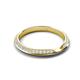 5 - Remi Lab Grown Diamonds Pinched Wedding Band 