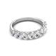 5 - Nola 1.35 ctw Oval Shape (4x3 mm) Lab Grown Diamonds 9 Stone Wedding Band 