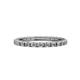 1 - Gracie 0.88 ctw Natural Diamond (2.00 mm) Women Eternity Band 