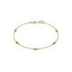 1 - Aizza (5 Stn/2.7mm) Petite Citrine and Lab Grown Diamond Station Bracelet 