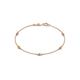 1 - Aizza (5 Stn/2.7mm) Petite Yellow Sapphire and Lab Grown Diamond Station Bracelet 