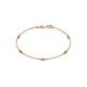 1 - Aizza (5 Stn/2.7mm) Petite Yellow Diamond and Lab Grown Diamond Station Bracelet 