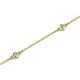 2 - Aizza (5 Stn/2.7mm) Petite Peridot and Lab Grown Diamond Station Bracelet 