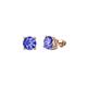 1 - Alina 1.50 ctw Tanzanite Solitaire Stud Earrings 