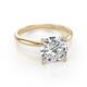 3 - Elodie 4.00 ct IGI Certified Cushion Shape Lab Grown Diamond (9.00 mm) Solitaire Engagement Ring 