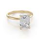 3 - Elodie 2.00 ct IGI Certified Emerald Shape Lab Grown Diamond (8.50x6.00 mm) Solitaire Engagement Ring 