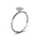 5 - Elodie 1.50 ct IGI Certified Cushion Shape Lab Grown Diamond (6.50 mm) Solitaire Engagement Ring 