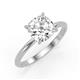 4 - Elodie 5.00 ct IGI Certified Cushion Shape Lab Grown Diamond (9.50 mm) Solitaire Engagement Ring 
