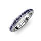 1 - Caitlin Blue Sapphire Eternity Band 