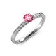 4 - Juan Pink Tourmaline and Diamond Engagement Ring 