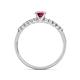 6 - Juan Pink Tourmaline and Diamond Engagement Ring 