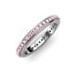 1 - Caitlin Pink Tourmaline Eternity Band 