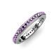 1 - Caitlin Amethyst Eternity Band 