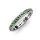 1 - Caitlin Green Garnet Eternity Band 