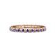 1 - Gracie 0.66 ctw Iolite (2.30 mm) Women Eternity Band 
