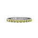1 - Gracie 1.10 ctw Yellow Sapphire (2.30 mm) Women Eternity Band 