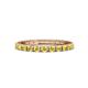 1 - Gracie 1.10 ctw Yellow Sapphire (2.30 mm) Women Eternity Band 