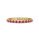 1 - Gracie 1.10 ctw Ruby (2.30 mm) Women Eternity Band 