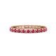 1 - Gracie 1.10 ctw Ruby (2.30 mm) Women Eternity Band 