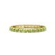 1 - Gracie 1.10 ctw Peridot (2.30 mm) Women Eternity Band 