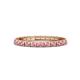 1 - Gracie 1.16 ctw Rhodolite Garnet (2.30 mm) Women Eternity Band 