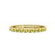 1 - Gracie 1.10 ctw Yellow Sapphire (2.30 mm) Women Eternity Band 