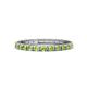 1 - Gracie 1.10 ctw Peridot (2.30 mm) Women Eternity Band 