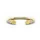 1 - Makena Yellow Diamond and Yellow Sapphire Open Wedding Band 