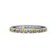1 - Gracie 2.30 mm Round Citrine and Diamond Eternity Band 