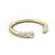 5 - Makena Lab Grown Diamonds Open Wedding Band 
