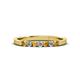 2 - Fiala 2.00 mm Citrine and Diamond Wedding Band 