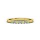 2 - Fiala 2.00 mm Peridot and Diamond Wedding Band 