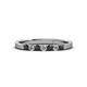 2 - Fiala 2.00 mm Black and White Diamond Wedding Band 