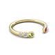 5 - Makena Peridot and Ruby Open Wedding Band 