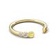 5 - Makena Yellow Sapphire and Citrine Open Wedding Band 