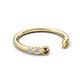 5 - Makena Smoky Quartz and Citrine Open Wedding Band 