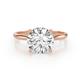 1 - Elodie 2.00 ct IGI Certified Round Lab Grown Diamond Solitaire Engagement Ring 