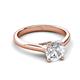 6 - Corona Diamond Solitaire Engagement Ring 
